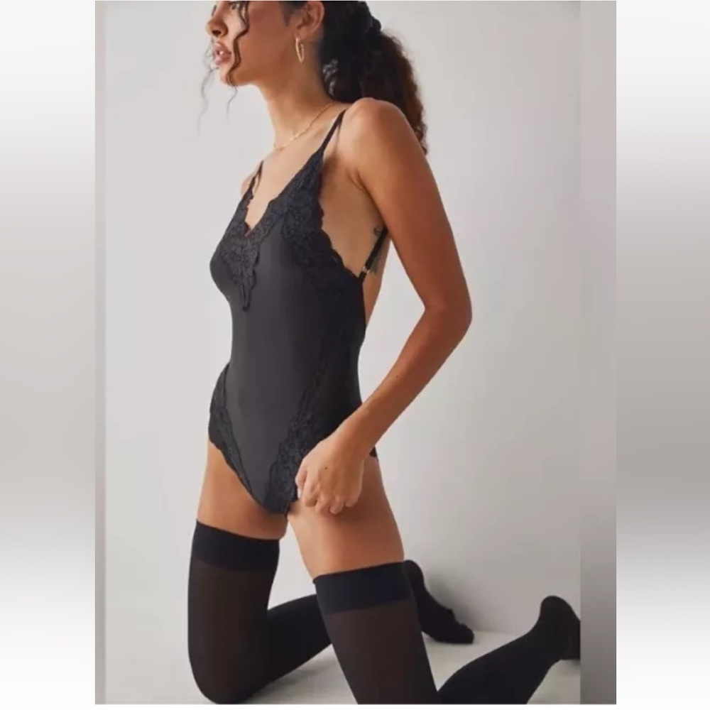 We are HAH/Free People Back Off Bodysuit Noir Size S